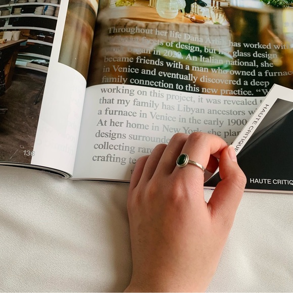 Brand new handmade jade stone ring - Picture 4 of 7